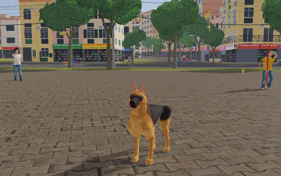 Chó Becgie trong game Một Ngày Làm Chó
