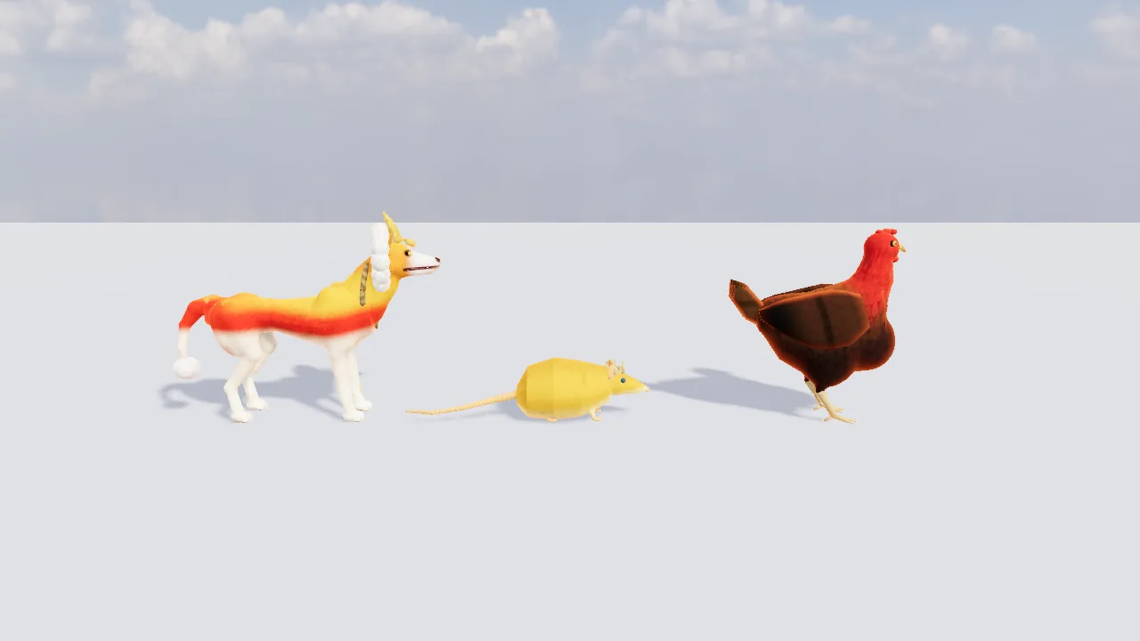 Boss lễ hội Lân Sư Tử, Chuột Vàng và Gà Tây Khổng Lồ trong game Một Ngày Làm Chó