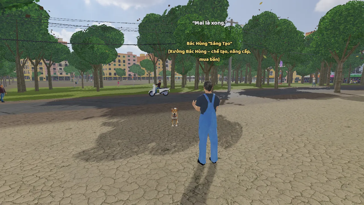 Các nhân vật hư cấu trong Công viên Lãm Làng trong game Một Ngày Làm Chó